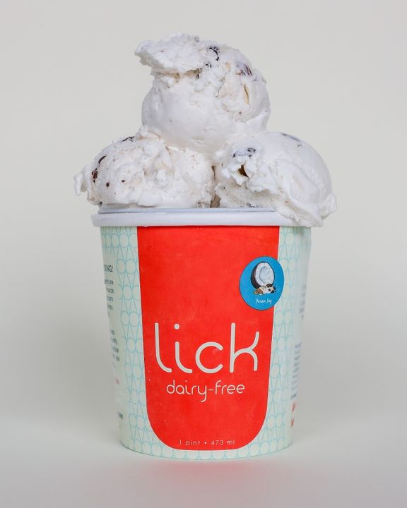 Lick Honest Ice Creams signature dishes Pecan Joy Pint
Texas Sheet Cake Pint
Dark Chocolate, Olive Oil & Sea Salt Half Pint